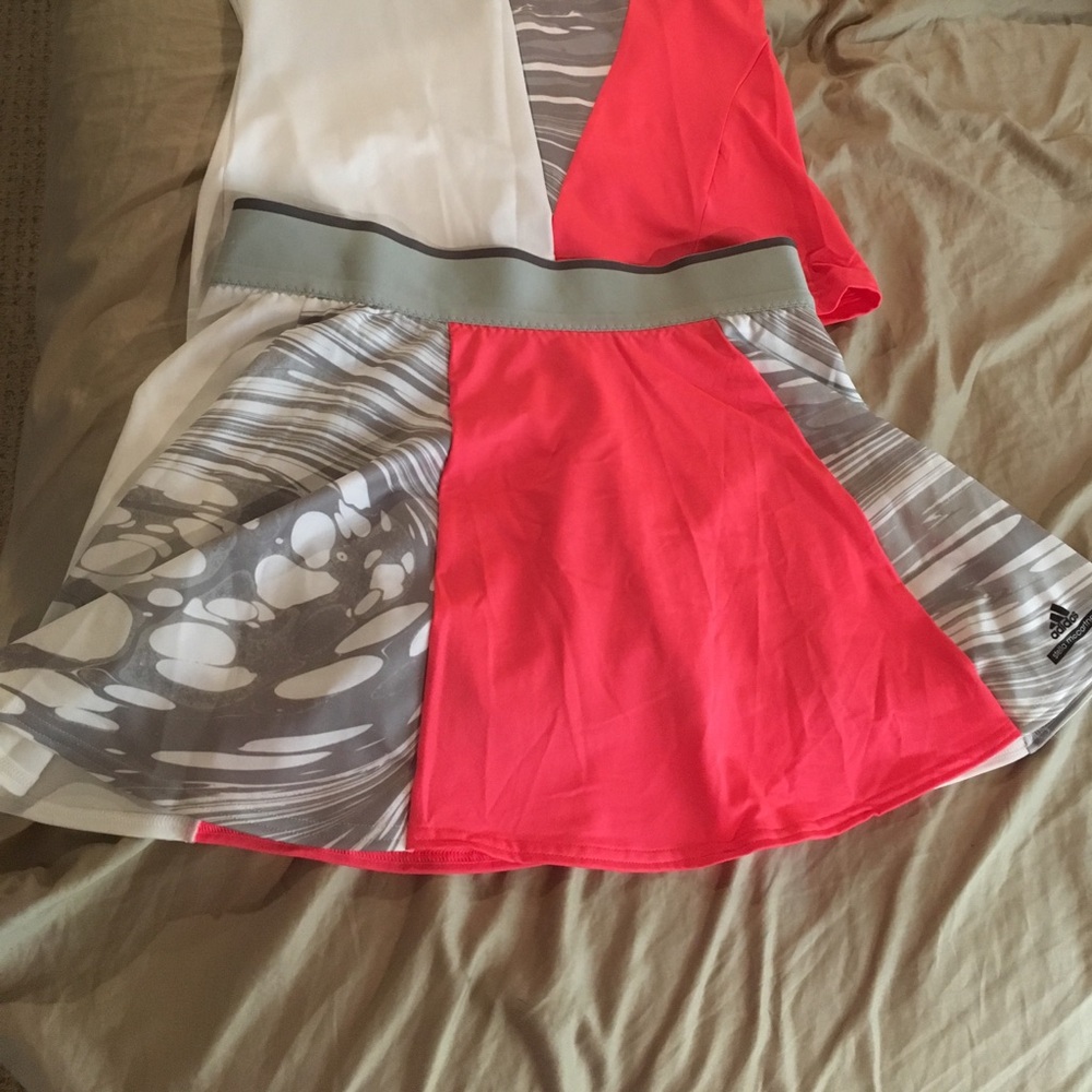 Adidas by Stella McCartney Pink and Gray Skirt